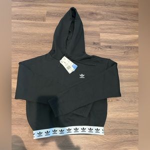 NWT adidas banded crop hoodie